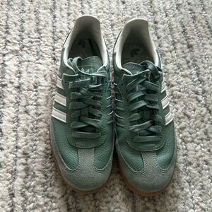 Adidas Originals Samba OG Shoes 'Silver Green' IE7011